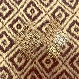 Silver dangly earrings